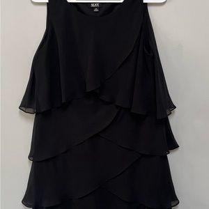 Black Layered Women's Dress